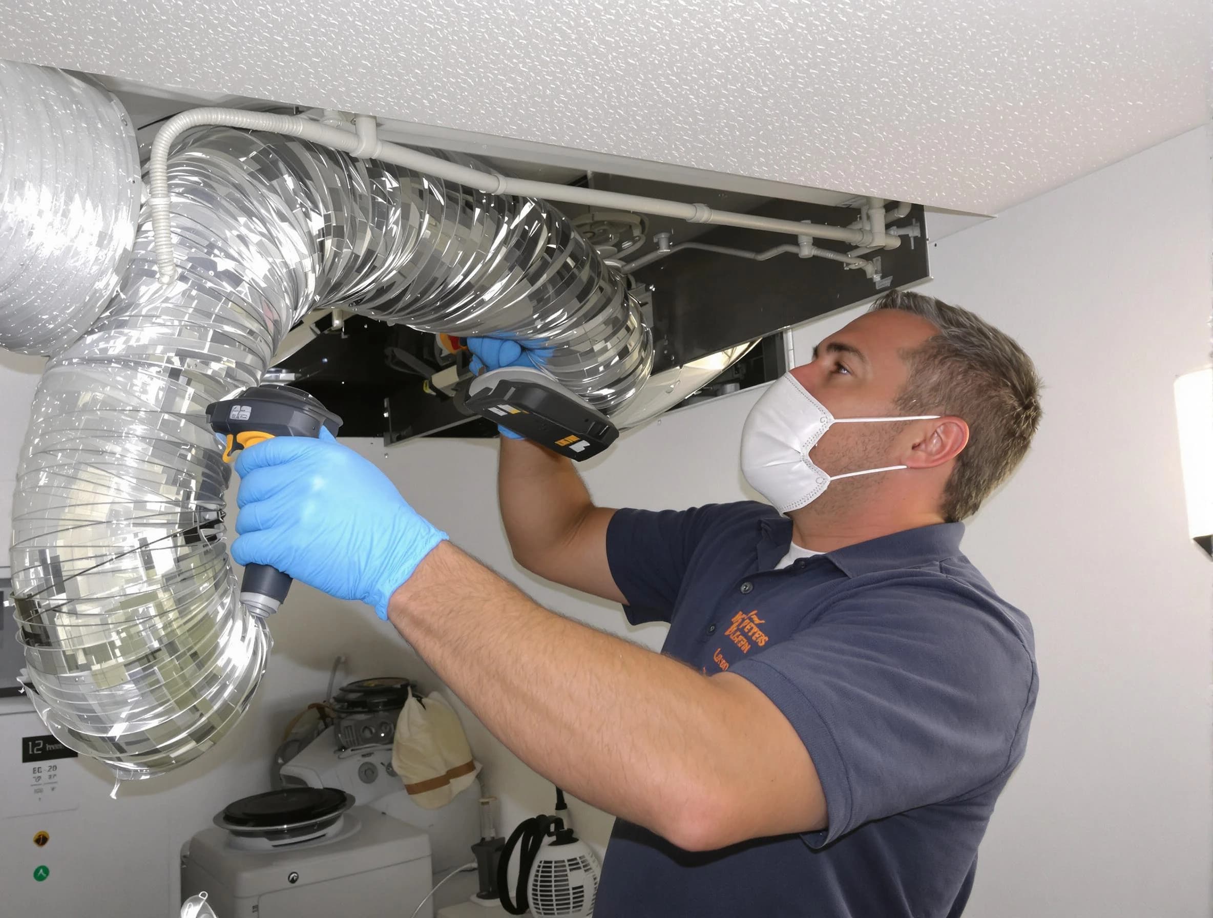 Woods Cross Dryer Vent Cleaning professional performing thorough residential dryer vent cleaning in Woods Cross