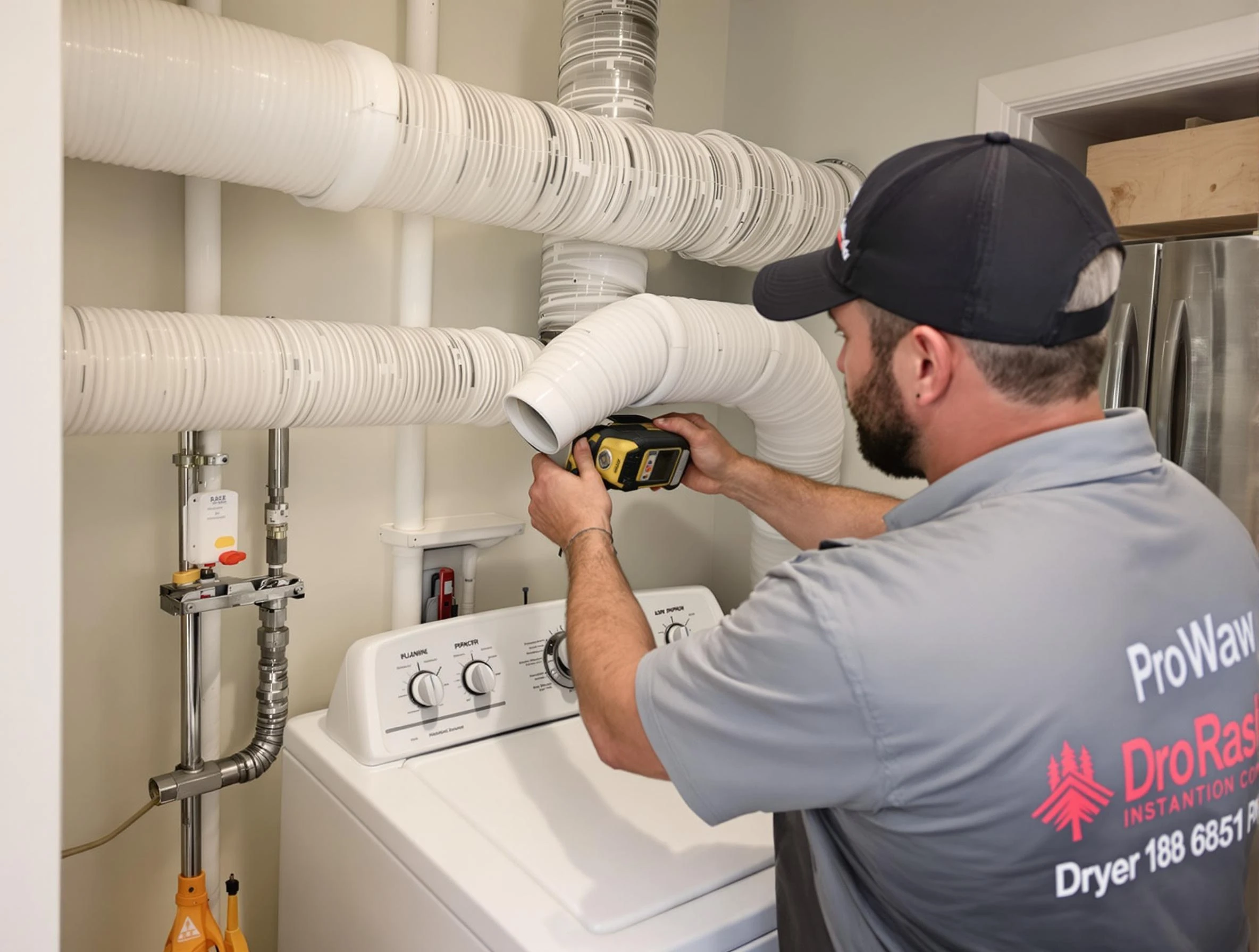 Professional dryer vent hose installation by Woods Cross Dryer Vent Cleaning in Woods Cross