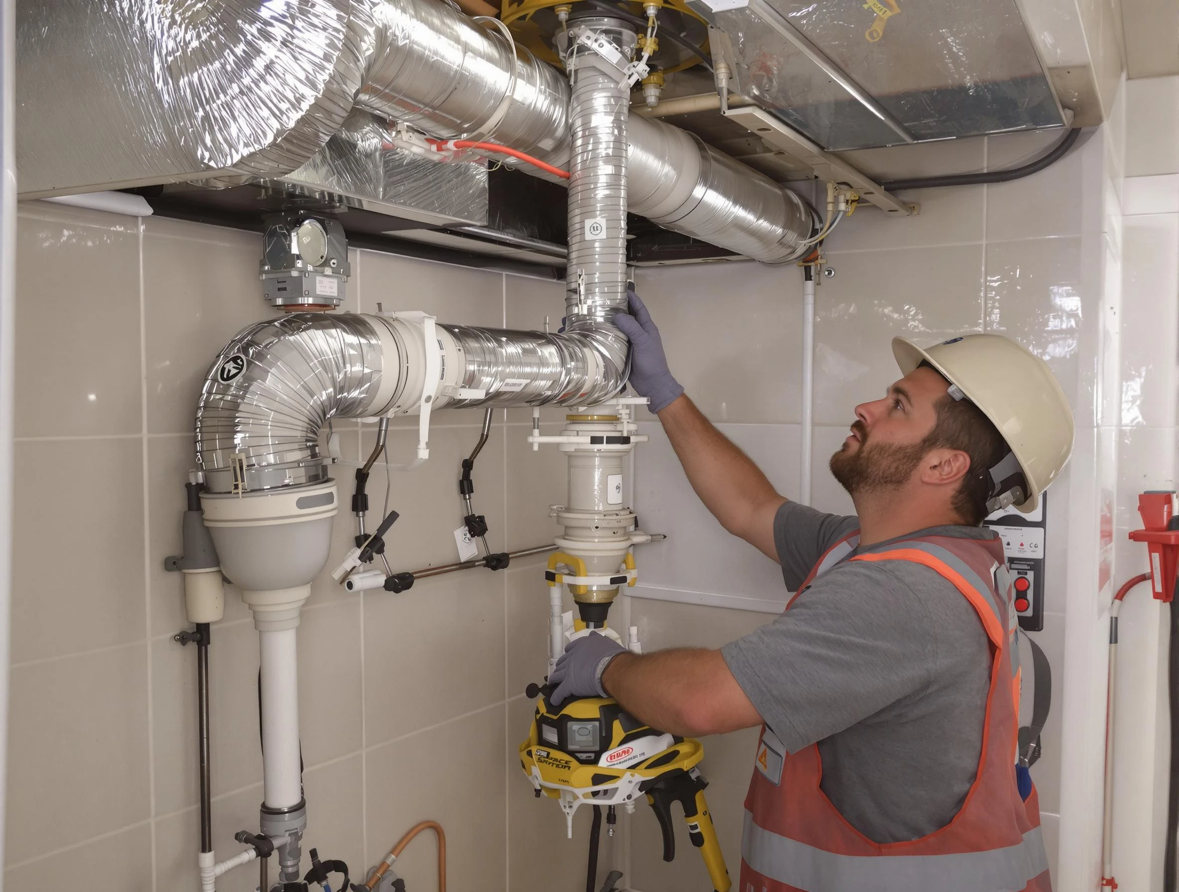 Woods Cross Dryer Vent Cleaning expert performing professional dryer vent repair and installation in Woods Cross